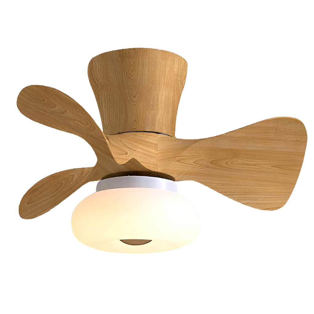 Macaron Ceiling Fan with LED Light - Modern Home Decor, Stylish Ceiling Fan, Energy-Efficient Lighting, Ceiling Fan for Living Room