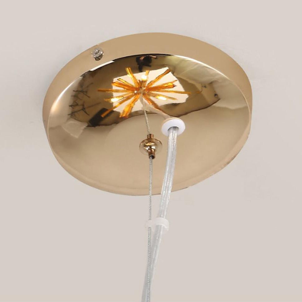 9-Light LED Metal Pendant Light for Modern Kitchen Island