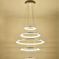 Adjustable Mid-Century Chandelier - 5 Tier LED Lights Contemporary Design