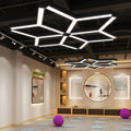Y Shape Linear Geometric Ceiling Light - Modern Industrial Lighting Fixture for Home and Office