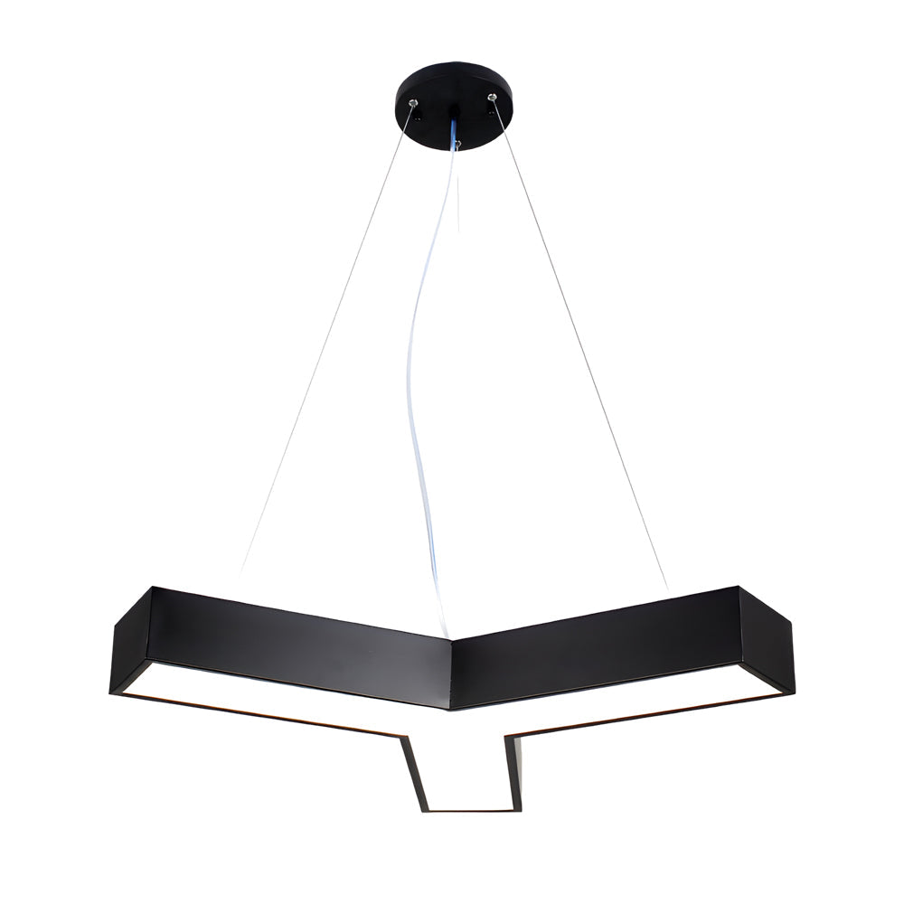 Y Shape Linear Industrial Geometric Ceiling Light - Modern LED Fixture for Home & Office
