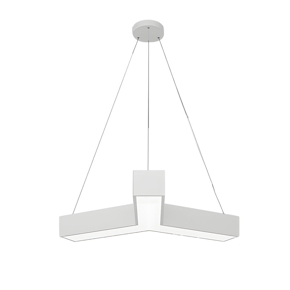Y Shape Linear Industrial Geometric Ceiling Light - Modern LED Fixture for Home & Office