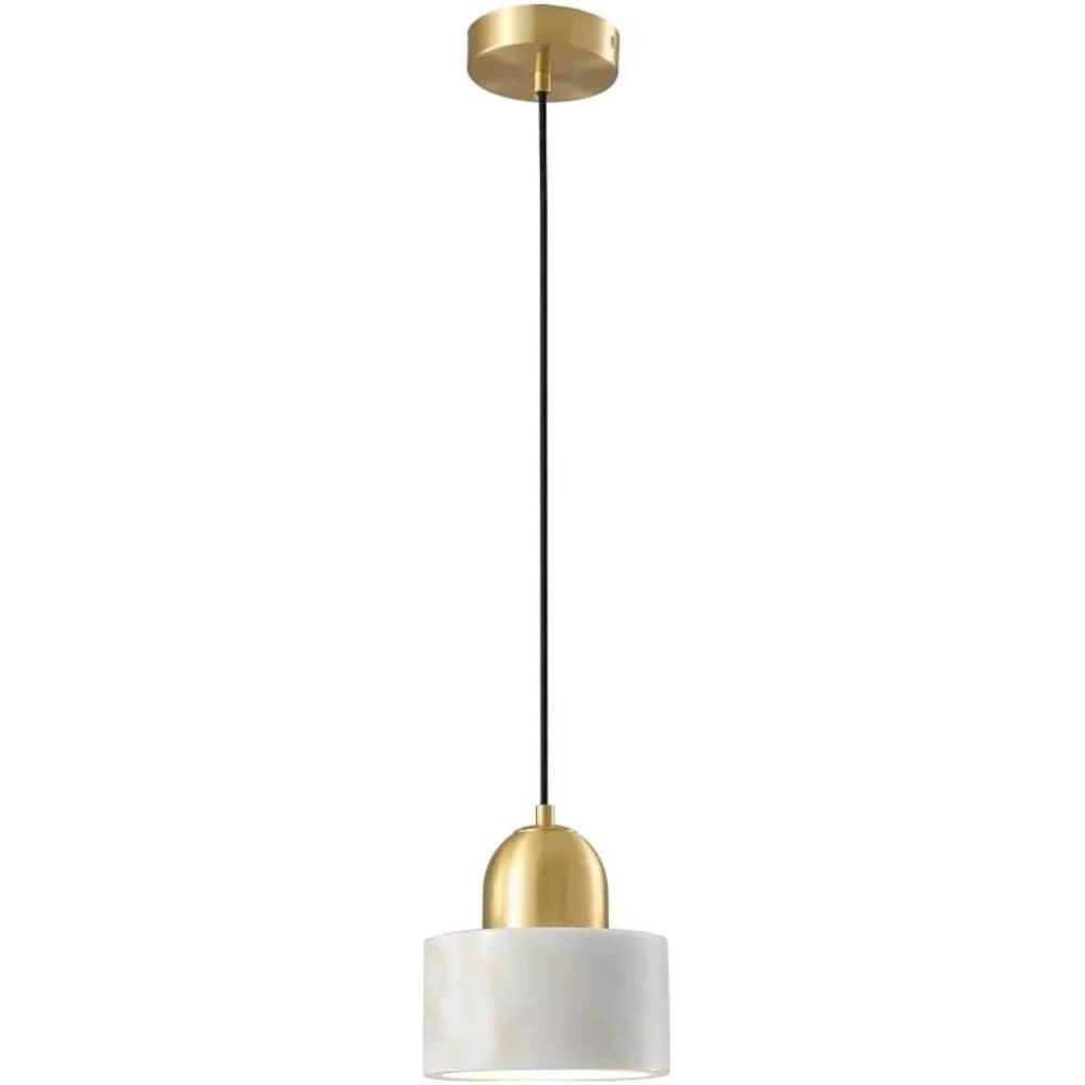 Modern Metal Marble Mini Pendant Light fixture Artistic Home Lighting