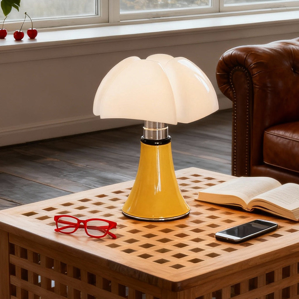 Bauhaus Style Iron Table Lamp - Italian Design Touch for Modern Interiors

This sleek Bauhaus-inspired table lamp showcases a fusion of functional design and Italian elegance. Crafted from durable iron, it features clean lines and a minimalist silhouette,