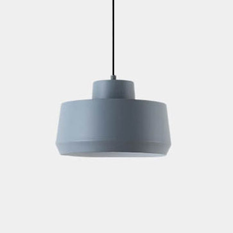 Macaron Candy Jar Pendant Light - 1-Light Aluminum Fixture for Home Decor, Kitchen, and Dining Modern Illumination