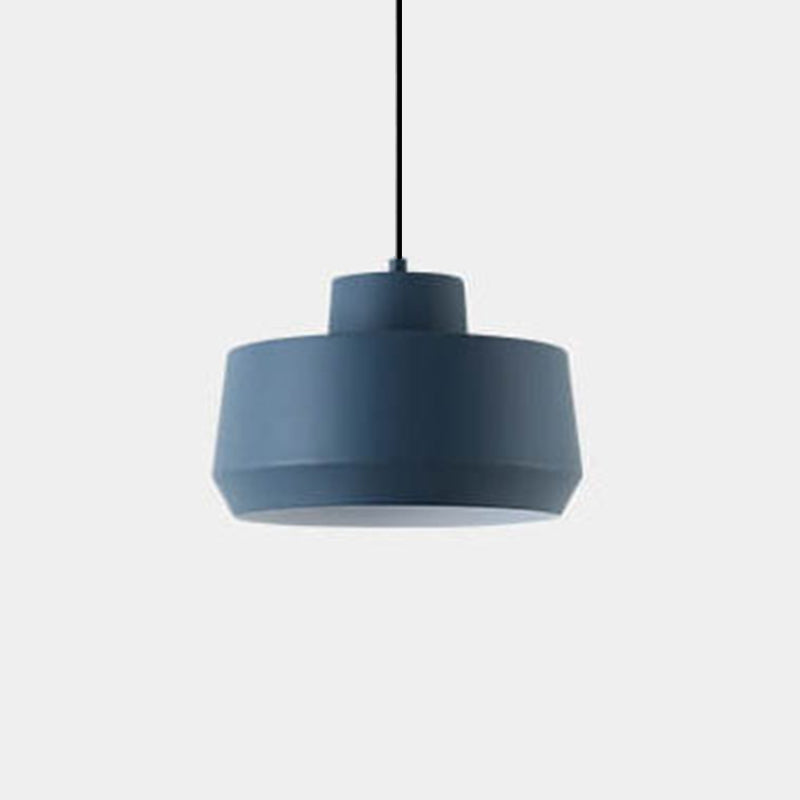 Macaron Candy Jar Pendant Light - 1-Light Aluminum Fixture for Home Decor, Kitchen, and Dining Modern Illumination