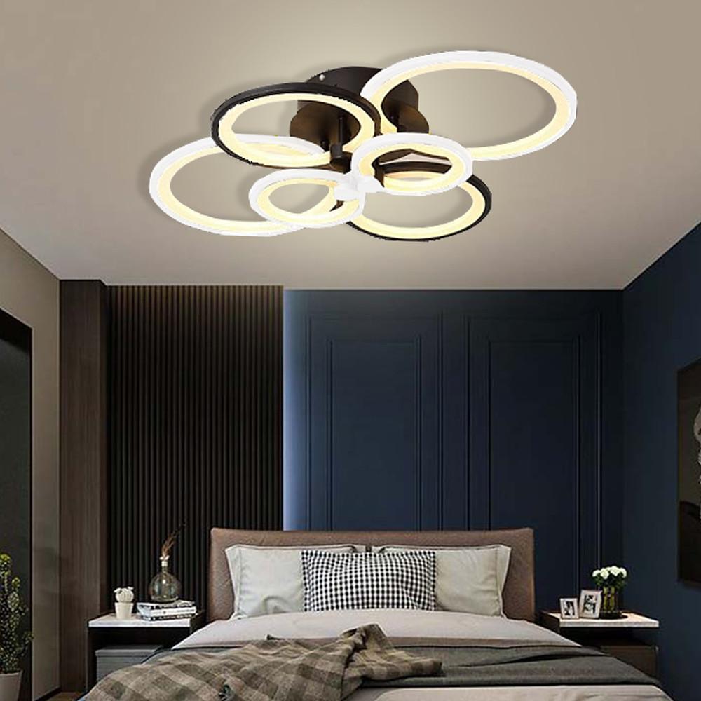 Multi Circles Dimmable LED Ceiling Light Flush Mount Modern Lighting