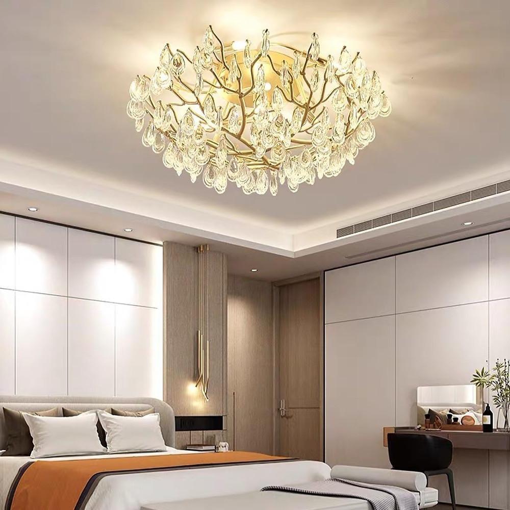 Firefly Sputnik Chandelier - Modern LED Flush Mount Ceiling Light